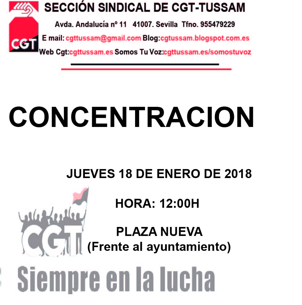 MANIFESTACION CARTEL 18 1 2018